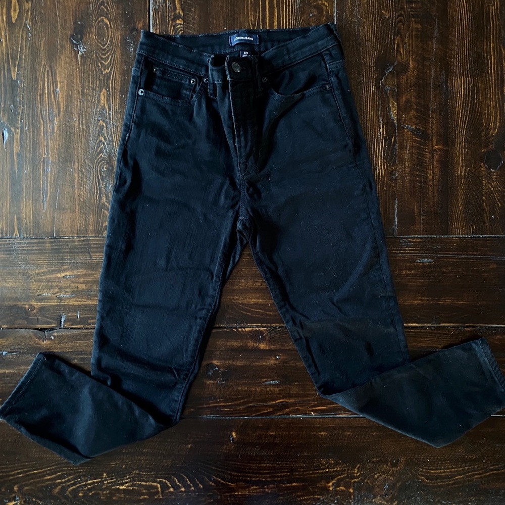 J Crew 10” Toothpick High Rise Ankle Jeans